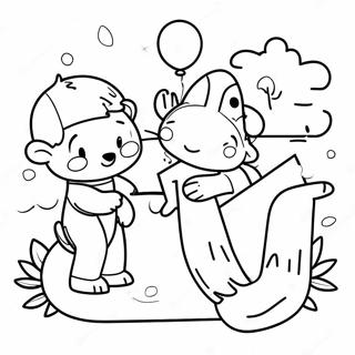 Jangnangi Gadeughan Cingudeul Ateuraeb Baeneo Saegcil Gongbu 104819-42550