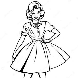 1950nyeondae Reteuro Paesyeon Saegcil Gongbu Peiji 107308-44501