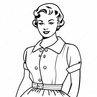 1950nyeondae Reteuro Paesyeon Saegcil Gongbu Peiji 107308-44502