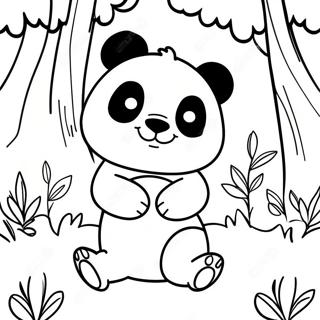 Sup Sogeseo Noneun Mimi Panda Saegcil Gongbu Peiji 107540-44683