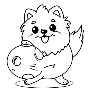 Gonggwa Hamgge Noneun Haengboghan Pomeranian Saegcil Gongbu Peiji 118576-53734