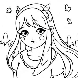 Gwiyeoun Gin Meori Aenimeisyeon Sonyeo Saegcil Gongbu Peiji 121784-56397