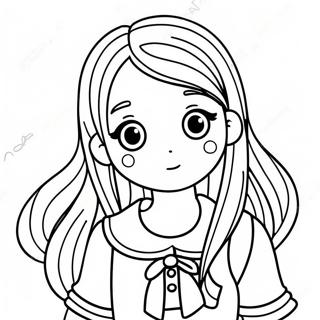 Gwiyeoun Gin Meori Aenimeisyeon Sonyeo Saegcil Gongbu Peiji 121784-56399