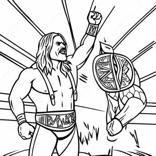 Seosajeogin Wwe Caempieonsib Maeci Saegcil Gongbu 색칠 공부