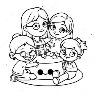 Cingudeulgwa Noneun Heugin Sonyeo Saegcil Gongbu Peiji 15893-3477