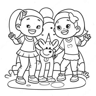 Cingudeulgwa Noneun Heugin Sonyeo Saegcil Gongbu Peiji 15893-3478