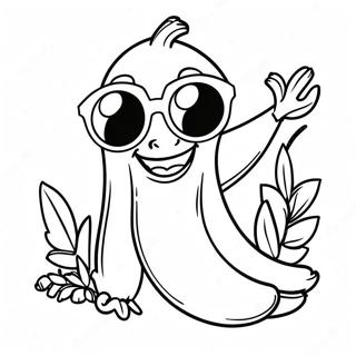 Seongeulraseureul Sseun Haengboghan Banana Saegcil Gongbu 38735-8457