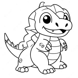 Agumon Dijimon Saegcil Gongbu 52578-11490