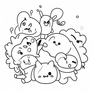 Bt21 색칠 공부