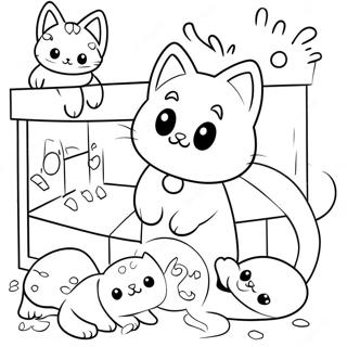 Gabiyi Inhyeongjib Jangnangi Manheun Saeggi Goyangi Saegcil Gongbu Peiji 5447 1593