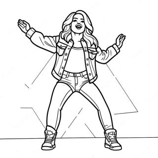 Mudaeeseo Gongyeonhaneun Karol G Saegcil Gongbu Peiji 74828-18051