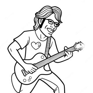 Gitareul Yeonjuhaneun Rog Seuta Saegcil Gongbu Peiji 74985-18180