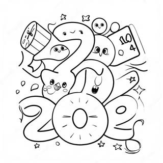 Myeongranghan 2024nyeon Saehae Kaunteudaun Saegcil Gongbu Peiji 84318-25441