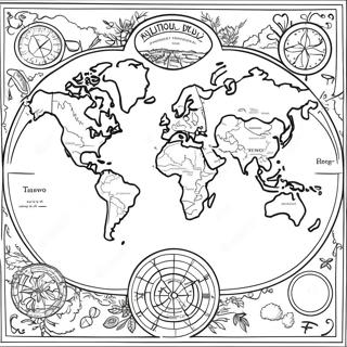 Bintiji Segye Jido Saegcil Gongbu 89654-29843